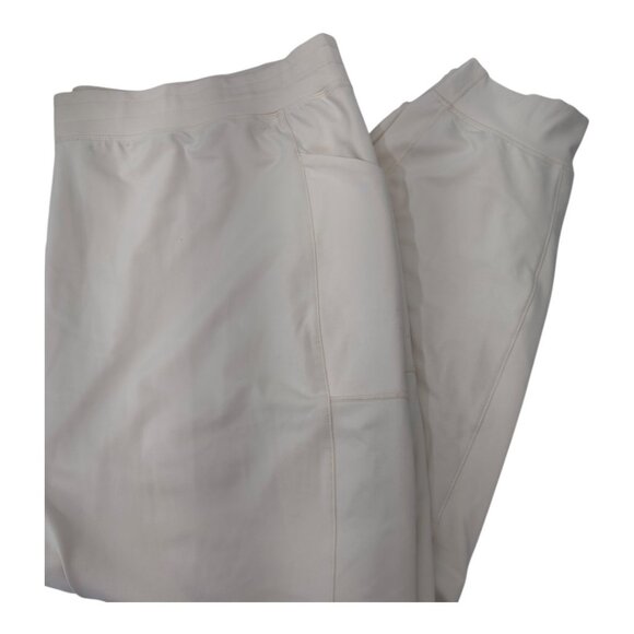 Fabletics Womens Ivory Athletic Leggings 4X High Waist Comfy Stretchy Fabric - Picture 10 of 11